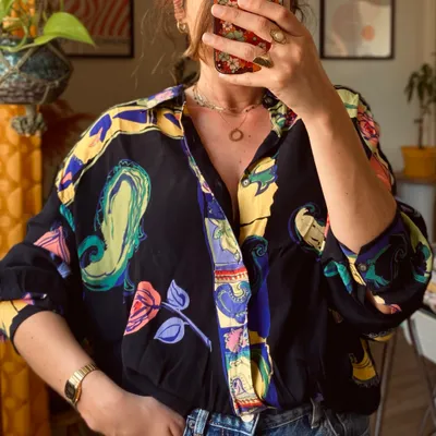 🌈 Chemise vintage artistique 90’s 🌈